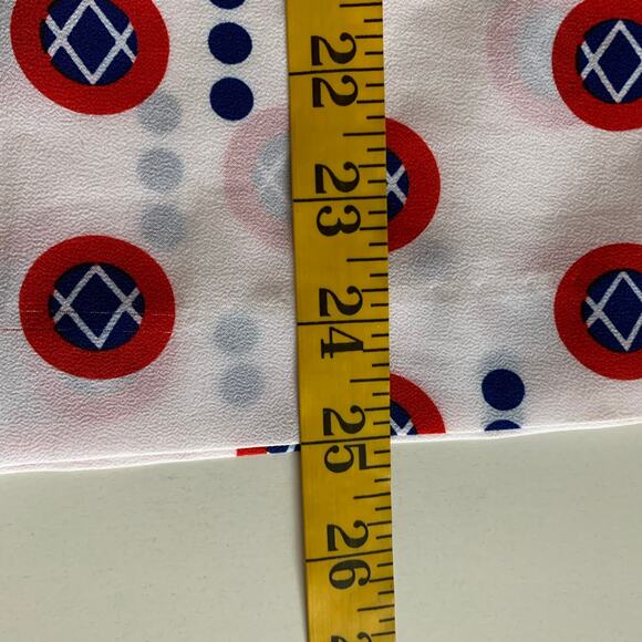 PYKETTES Blouse Top Med/LG Vintage Button Down Novelty 4th of July Retro 70's - Picture 10 of 10